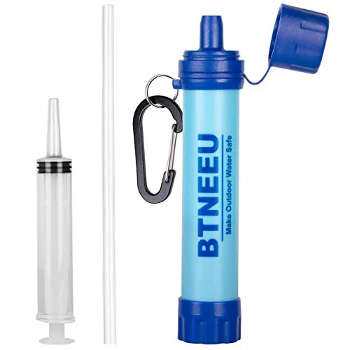 BTNEEU Filtro Acqua Outdoor 1500L Personale Rimuove 99.99%...