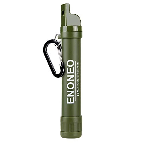 ENONEO Filtro Acqua Portatile Outdoor 1500L Campeggio Verde