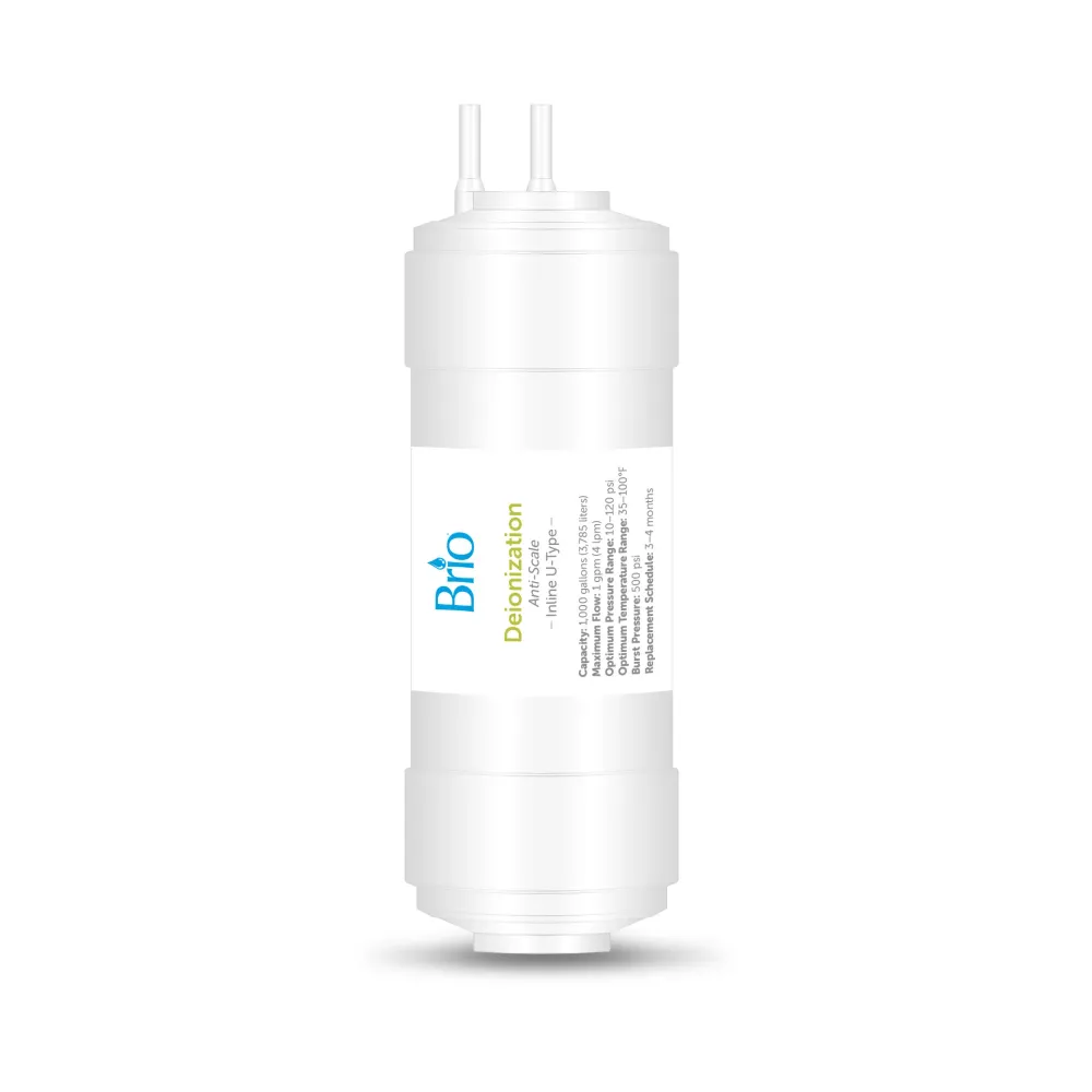 Brio 6" Deionizing Inline 1/4" U-Type Filter per Pompa da 10 m³/h