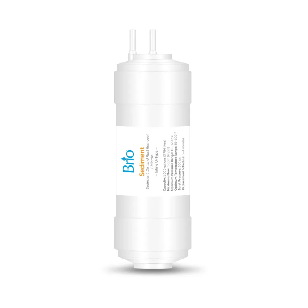 Filtro Multistrato Brio 6" Sediment Inline 1/4" U-Type Filter