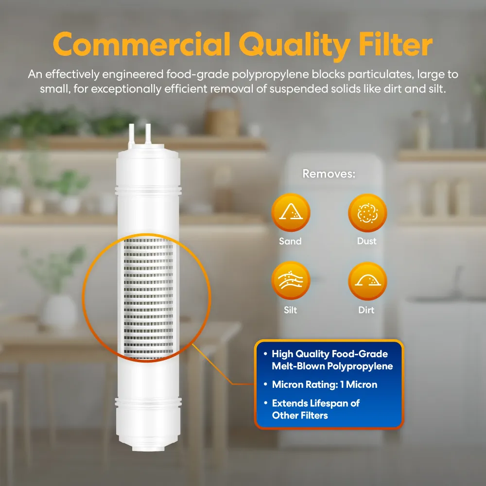 Filtro Sabbia Brio 14" Sediment Inline 1/4" U-Type Filter