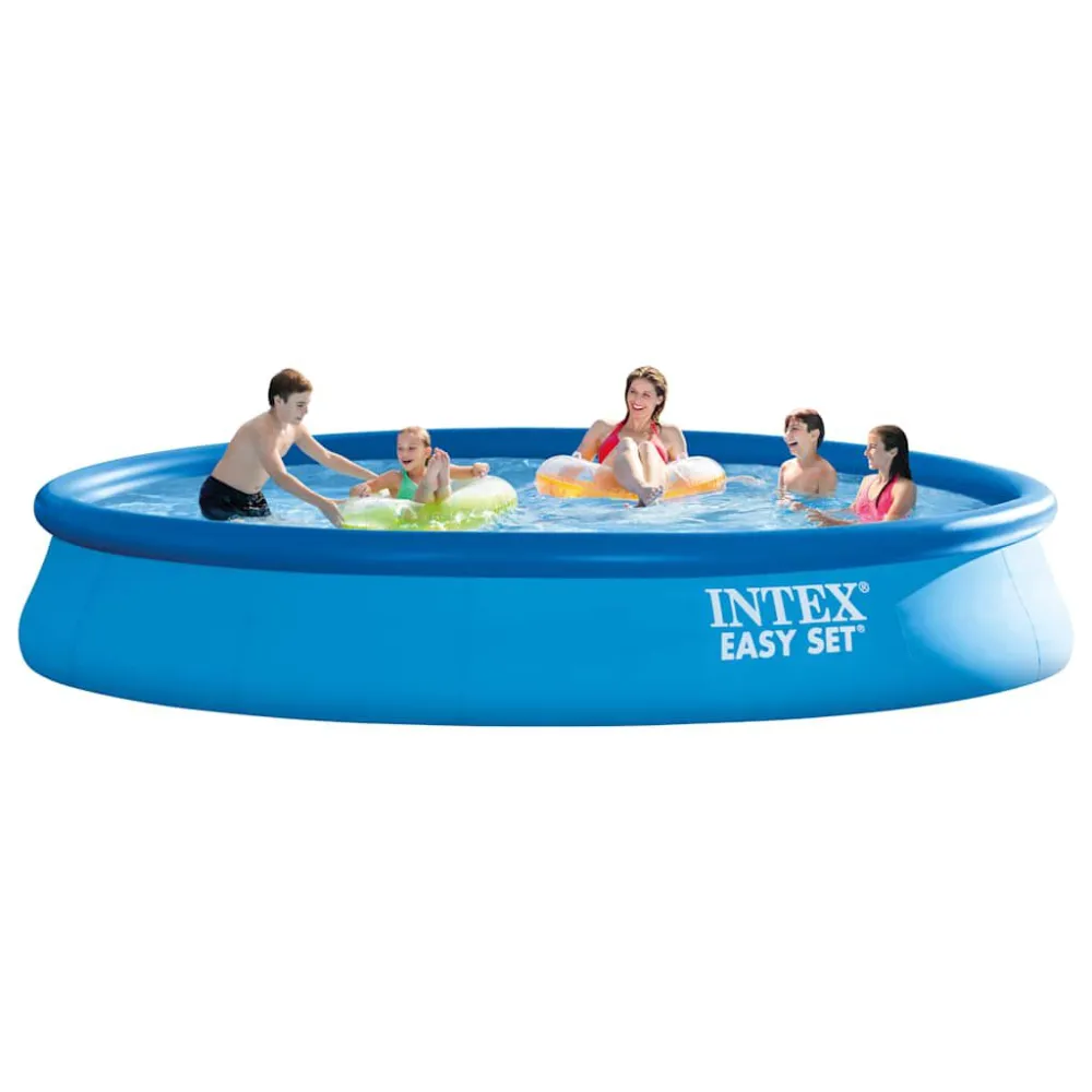 Intex Piscina Semplice Set con Sistema di Filtro 457x84 cm per Pompa da 10 m³/h