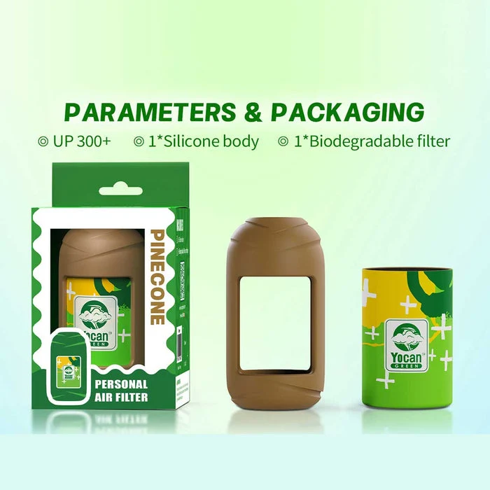Manicotto Filtrante Yocan Green PINO CONE Personal Air Filter