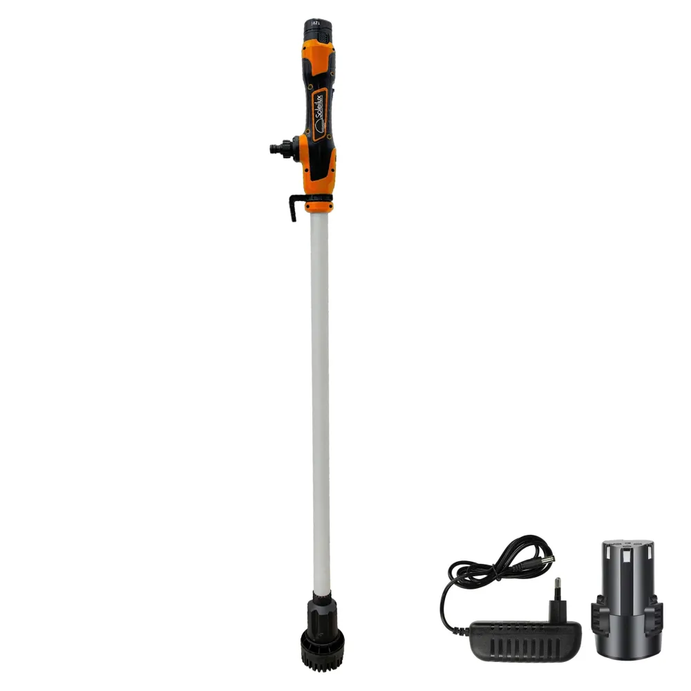 SOLEILUX Pompa Immersione con Batteria Ricaricabile 12V – 2,0Ah