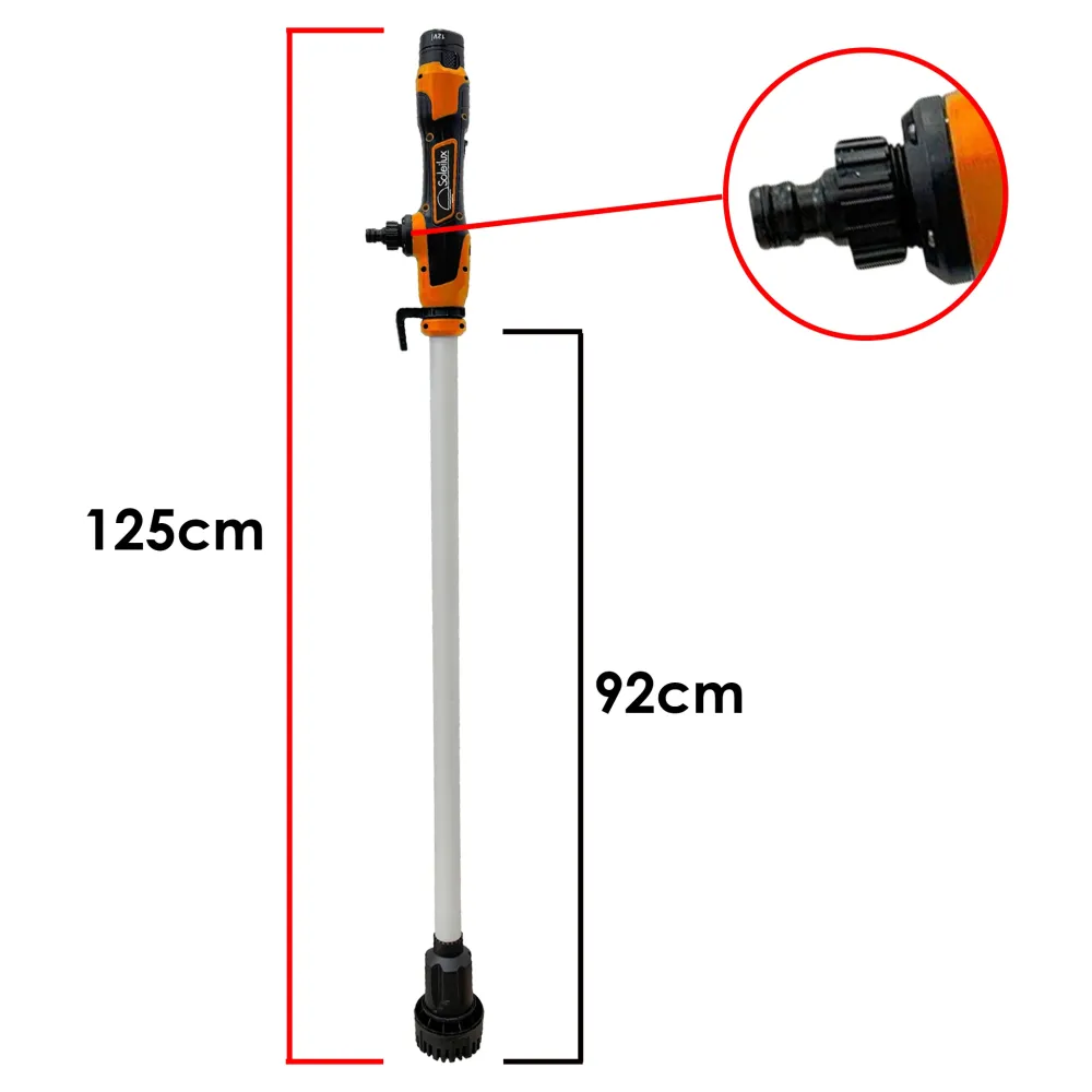 SOLEILUX Pompa Immersione con Batteria Ricaricabile 12V – 2,0Ah