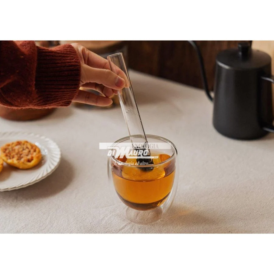 Infusore Tè Tube Vetro - Cm 2x15