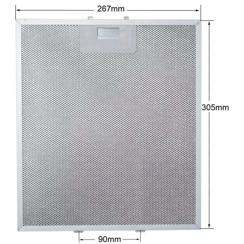 267x305 Filtro olio cappa aspirante W10169961A 4055250429 GRI0009219A KIT0010805 93952919