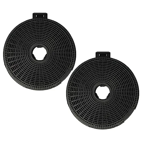 9198810099 2x filtro al carbone attivo compatibile con Teka, Beko, AEG campanas cocina - 20 cm