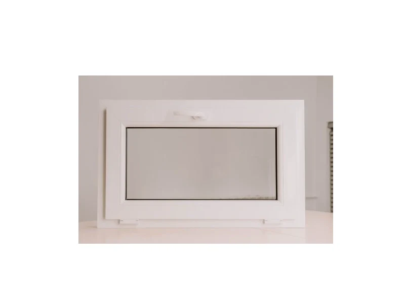 cm 80 x 60 - Finestra vasistas pvc bianca 1 anta (L 800 x H 600 mm - cm 80x60)