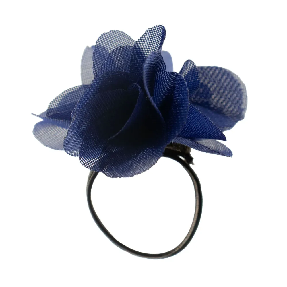 Anelli diffusori chiffon profumato - Blu navy