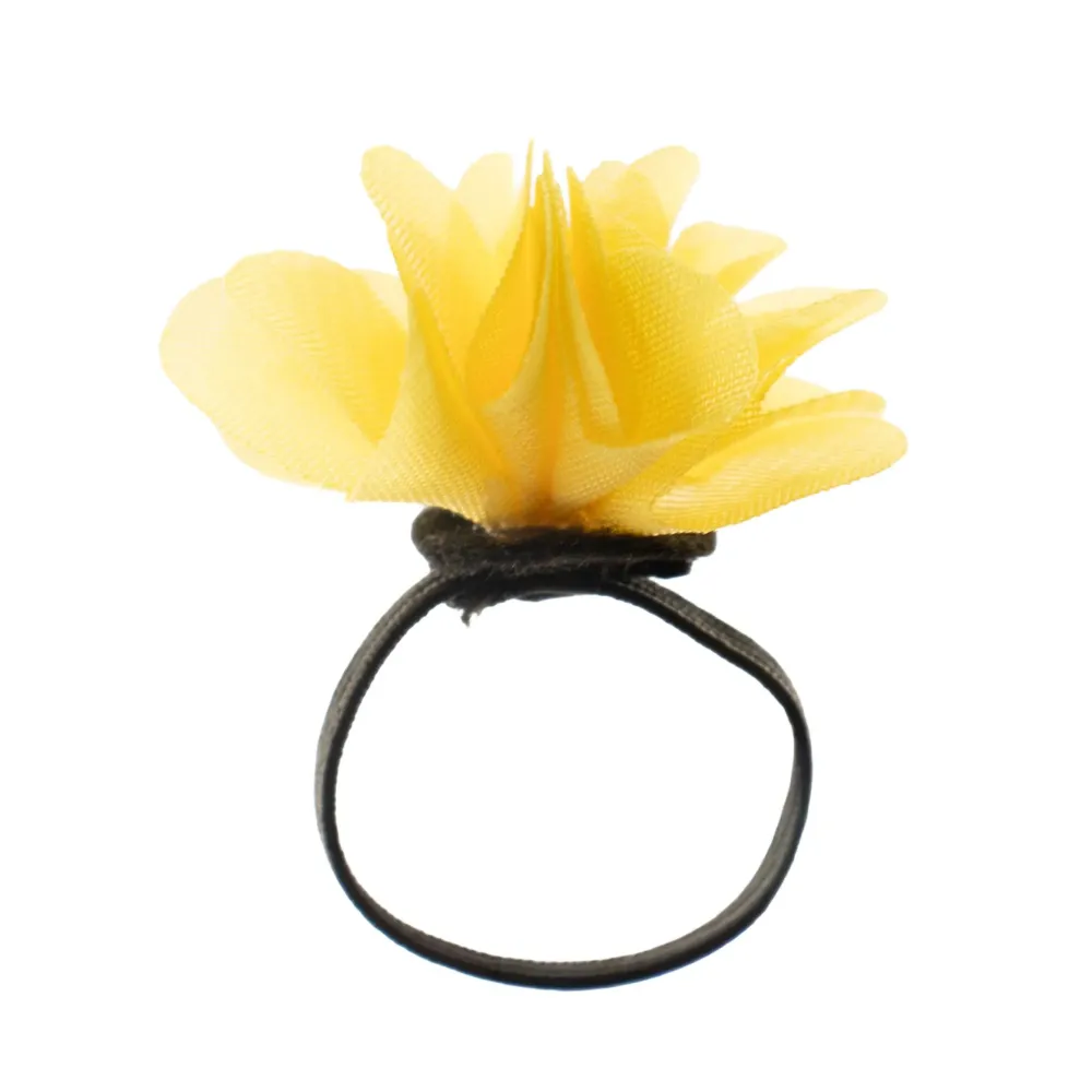 Anelli diffusori chiffon profumato - Giallo