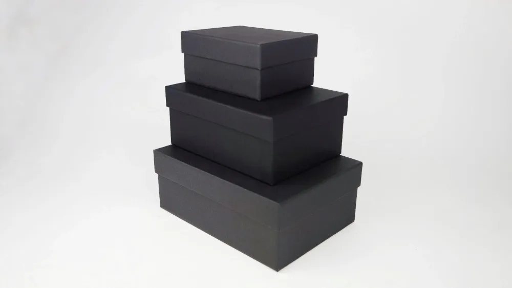 Scatola Rettangolare L - Nero Opaco