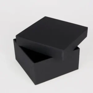 Square Box S - Nero opaco