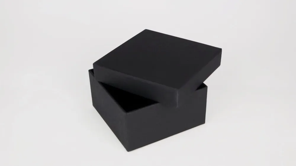 Square Box S - Nero opaco