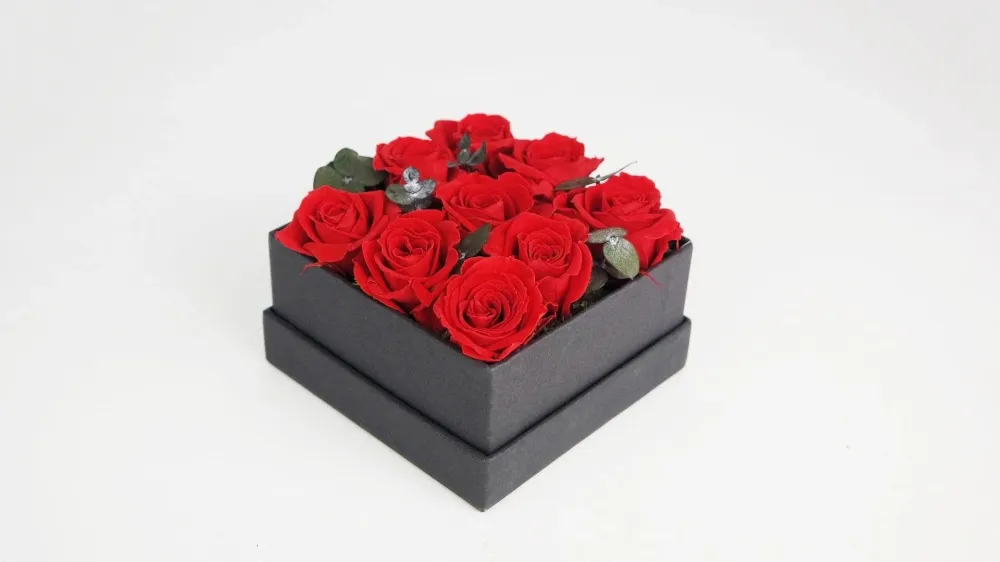 Square Box S - Nero opaco