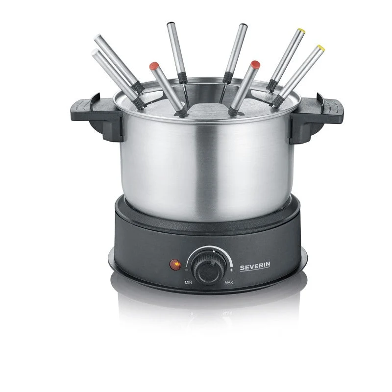 Set di fondu severin fo2470 acciaio inossidabile, nero