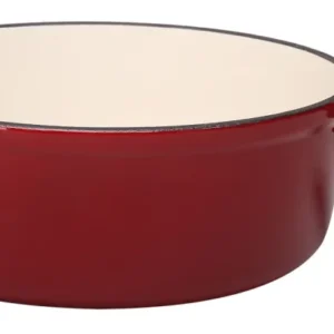 Ghisa Caquelon, 24 cm, 2,5 L, rossa