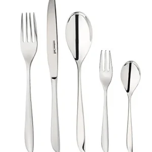Sambonet Leaf 52163-N2 - Set di Posate da Tavola 12 persone - 60 pz