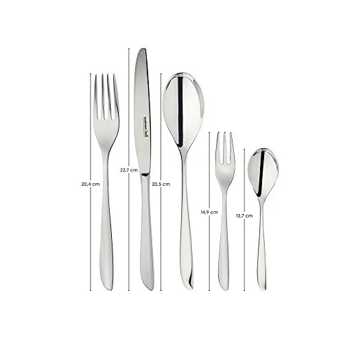 Sambonet Leaf 52163-N2 - Set di Posate da Tavola 12 persone - 60 pz