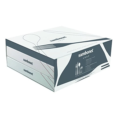 Sambonet Leaf 52163-N2 - Set di Posate da Tavola 12 persone - 60 pz