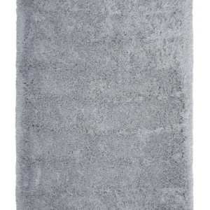 Tappeto shaggy rettangolare grigio palese 160 x 230 cm CIDE