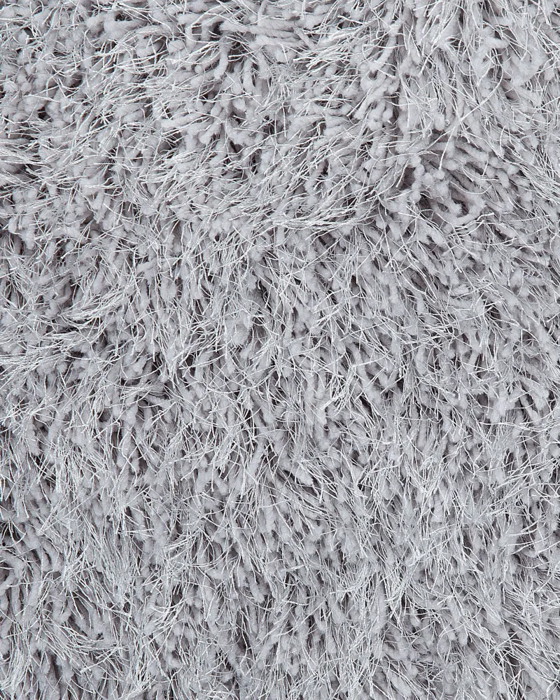 Tappeto shaggy rettangolare grigio palese 160 x 230 cm CIDE
