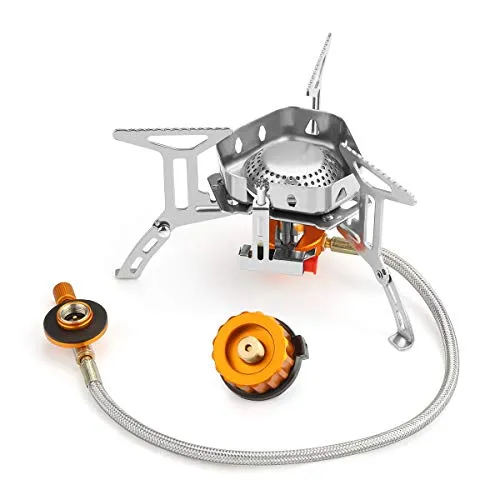 Awroutdoor Fornello da Campeggio, Ultraleggero e Durevole 3500W ...