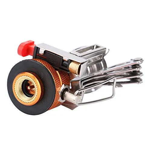 Reehut Fornello da Campeggio Ultraleggero, Portatile, Arancio - 1 Pezzo