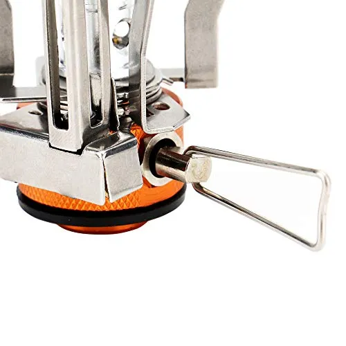 Reehut Fornello da Campeggio Ultraleggero, Portatile, Arancio - 1 Pezzo