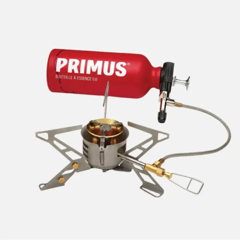 Fornello multicombustibile con bottiglia Primus OmniFuel II
