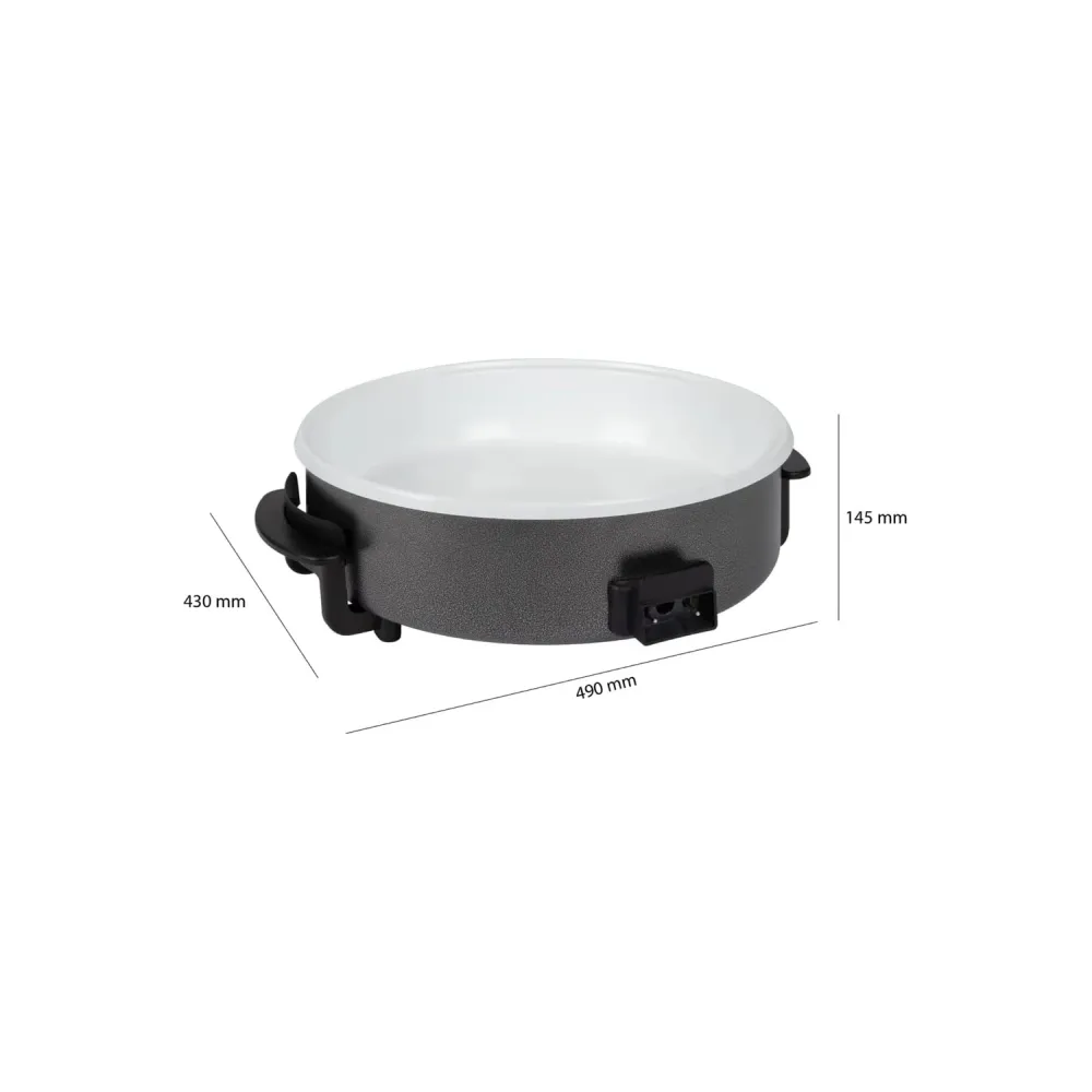Padella Elettrica con Coperchio 42cm 1500w PP 3570 C