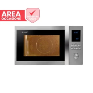 AREA OCCASIONI 2457 Microonde Combinato Sharp R982STWE 42 Litri 1000 W (A32,6xL55,3xP55) Grill Inox