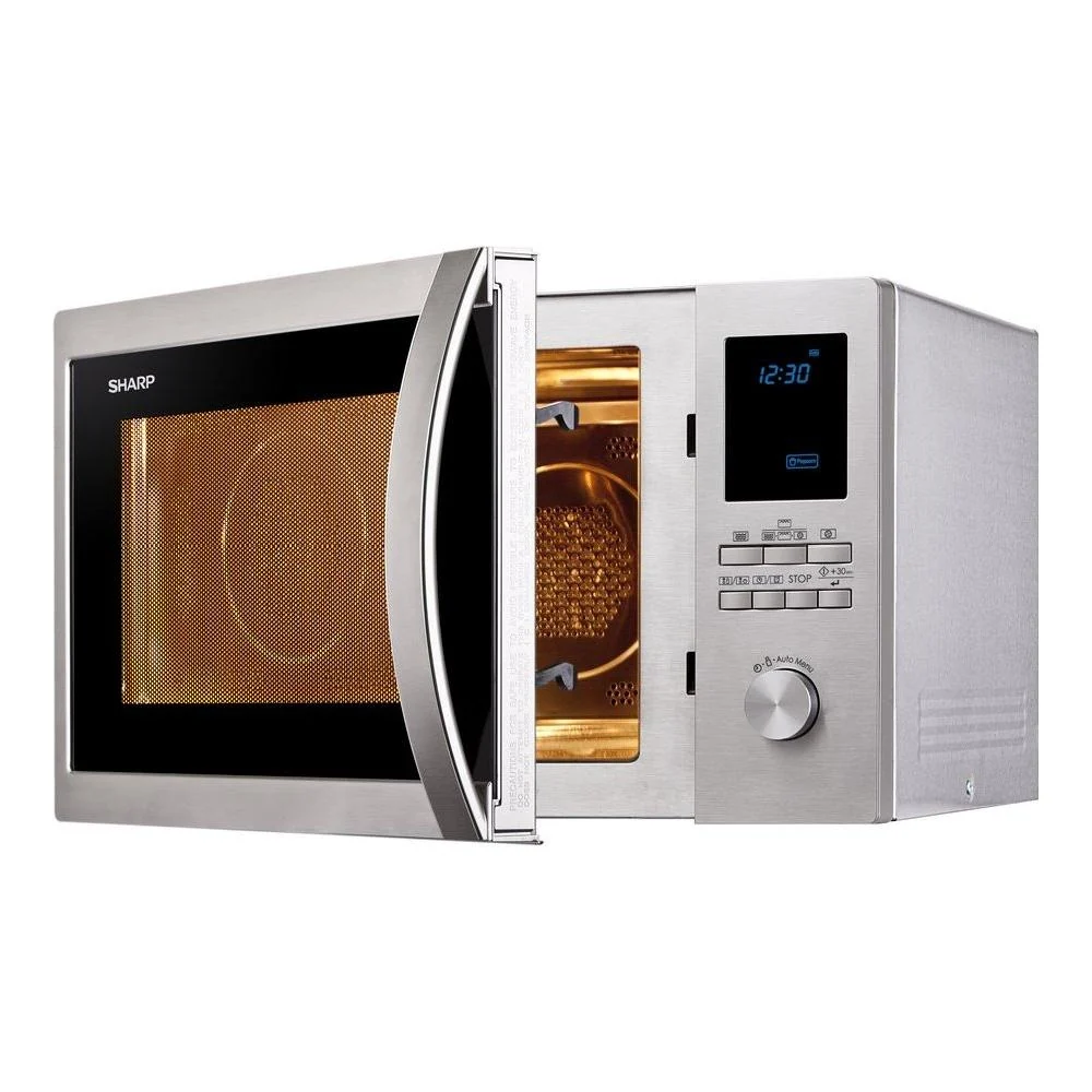 AREA OCCASIONI 2457 Microonde Combinato Sharp R982STWE 42 Litri 1000 W (A32,6xL55,3xP55) Grill Inox