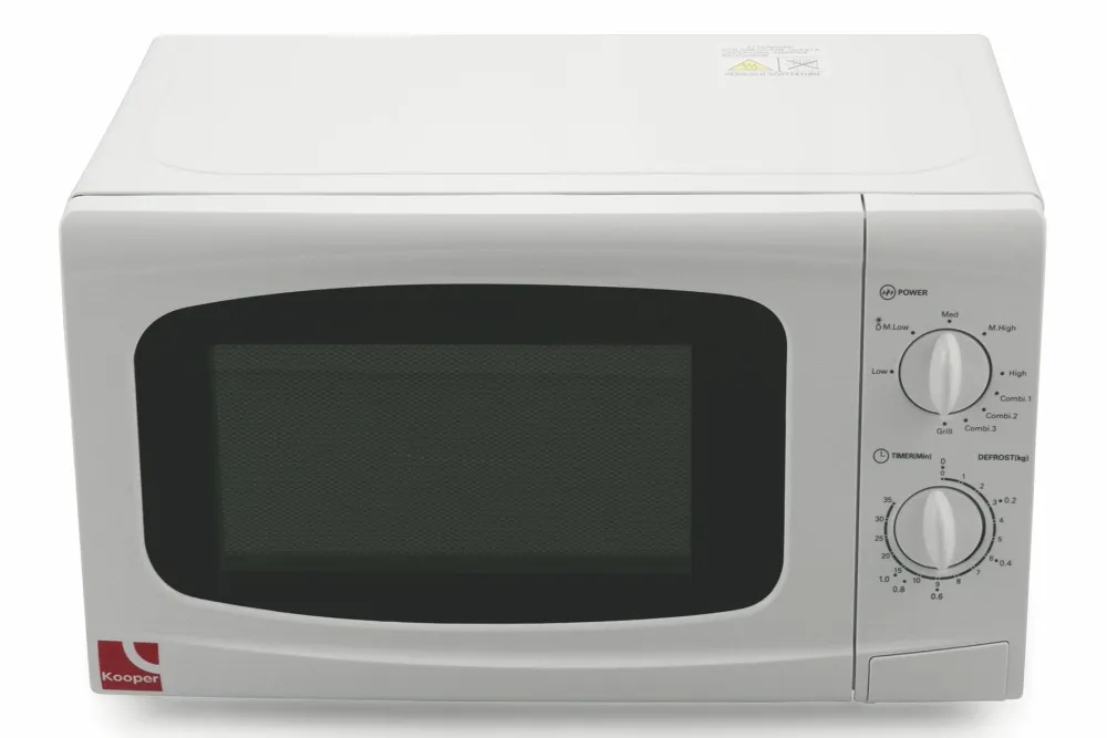 Forno Microonde con Grill 1000W 20 Litri Piatto Girevole Kooper California Wave