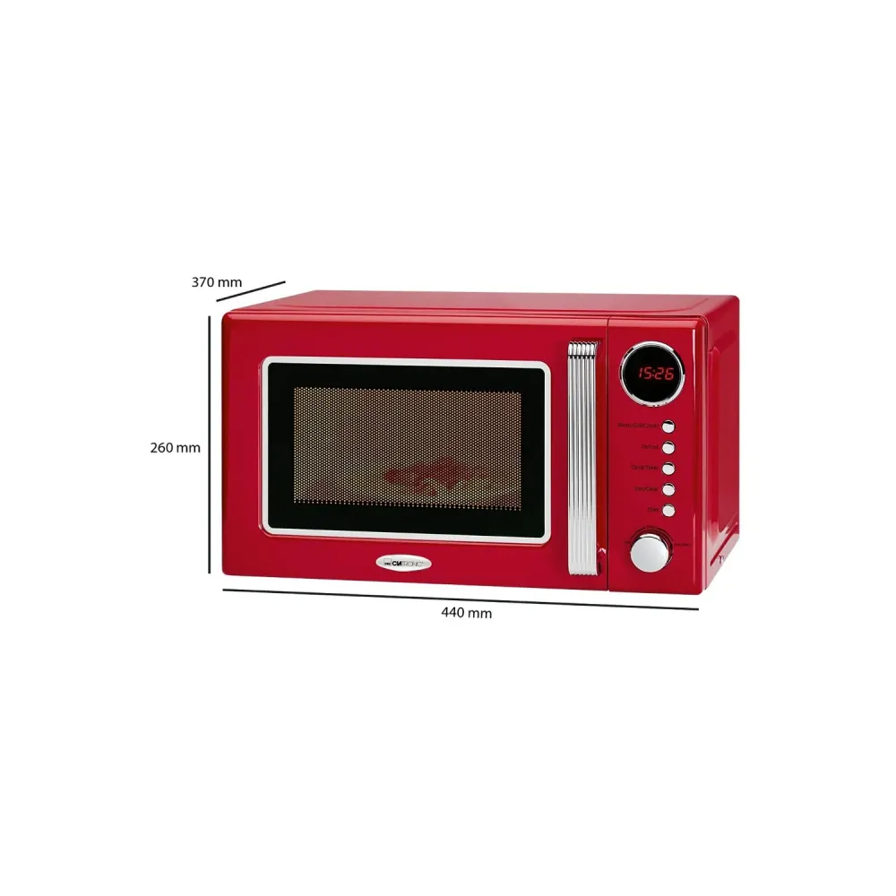Forno Microonde Rock da 20L 1000w Rosso MWG 790
