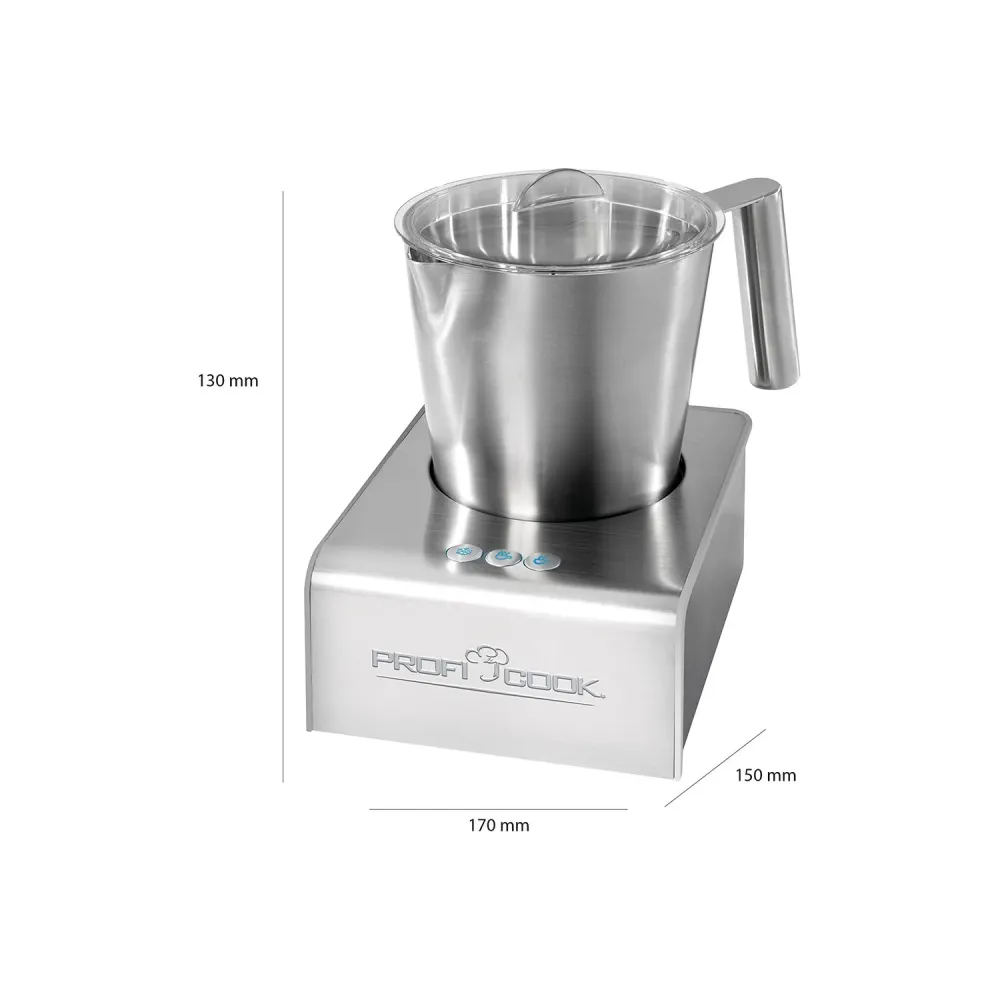 Schiumalatte Professionale Acciaio 0,9L PC-MS 1032