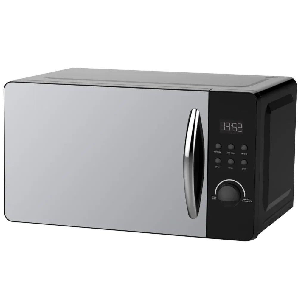 Forno Fornetto Microonde Nero Elettrico Capacità 20 Litri Potenza 800 Watt