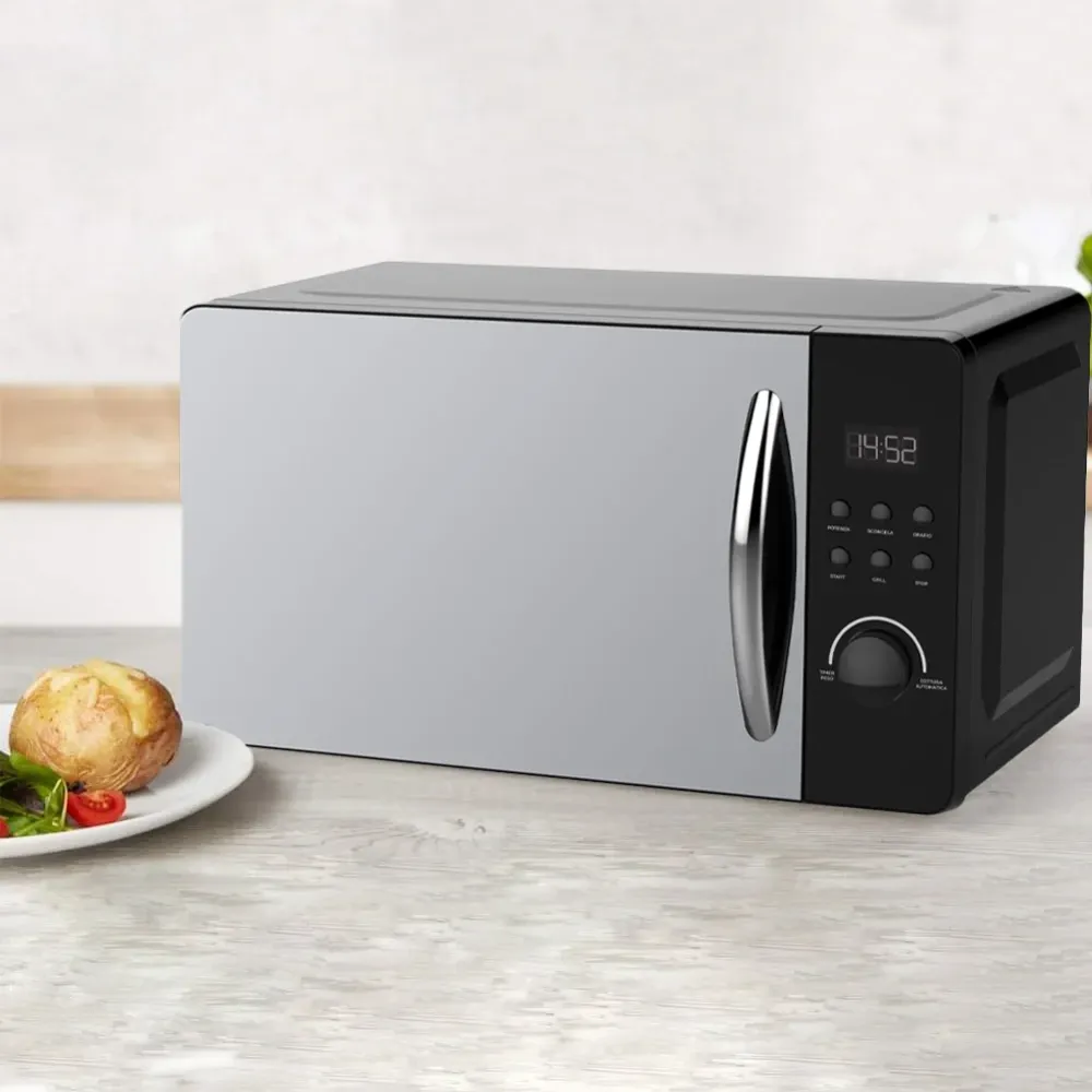 Forno Fornetto Microonde Nero Elettrico Capacità 20 Litri Potenza 800 Watt
