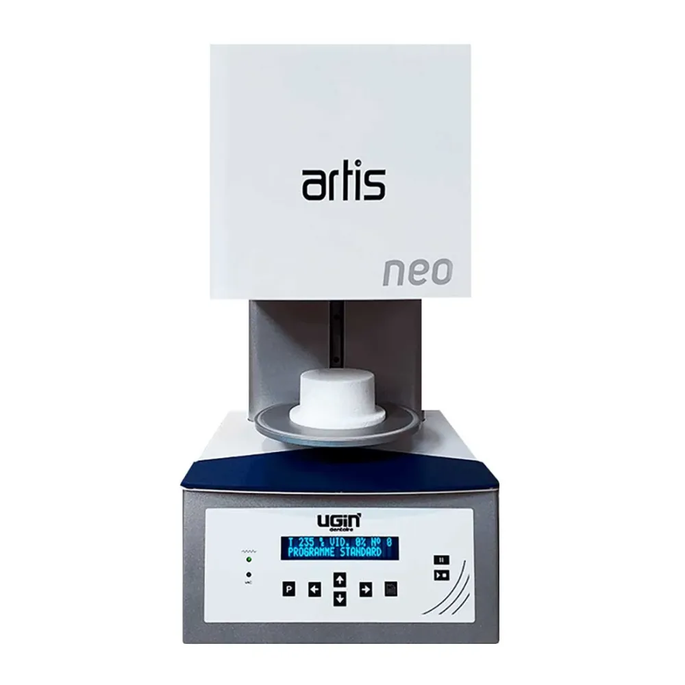 Forno ceramico dentale Artis Neo — alta e bassa fusione