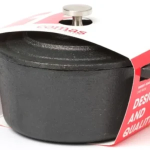 Mini casseruola rotonda ghisa D: 11 cm H: 6 cm