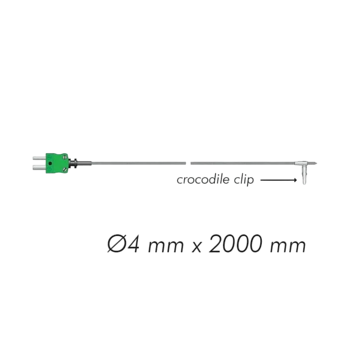 Sonda del forno pinza di coccodrilli per Thermaq, Thermaq Blue e Blutherm