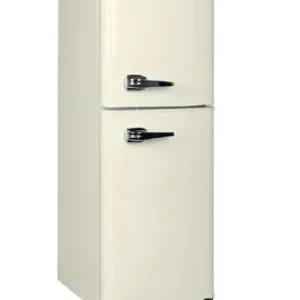 MINIFRIGO FRIGORIFERO FRIGO VINTAGE RETRO' CREMA DOPPIA PORTA 138LT CONGELATORE
