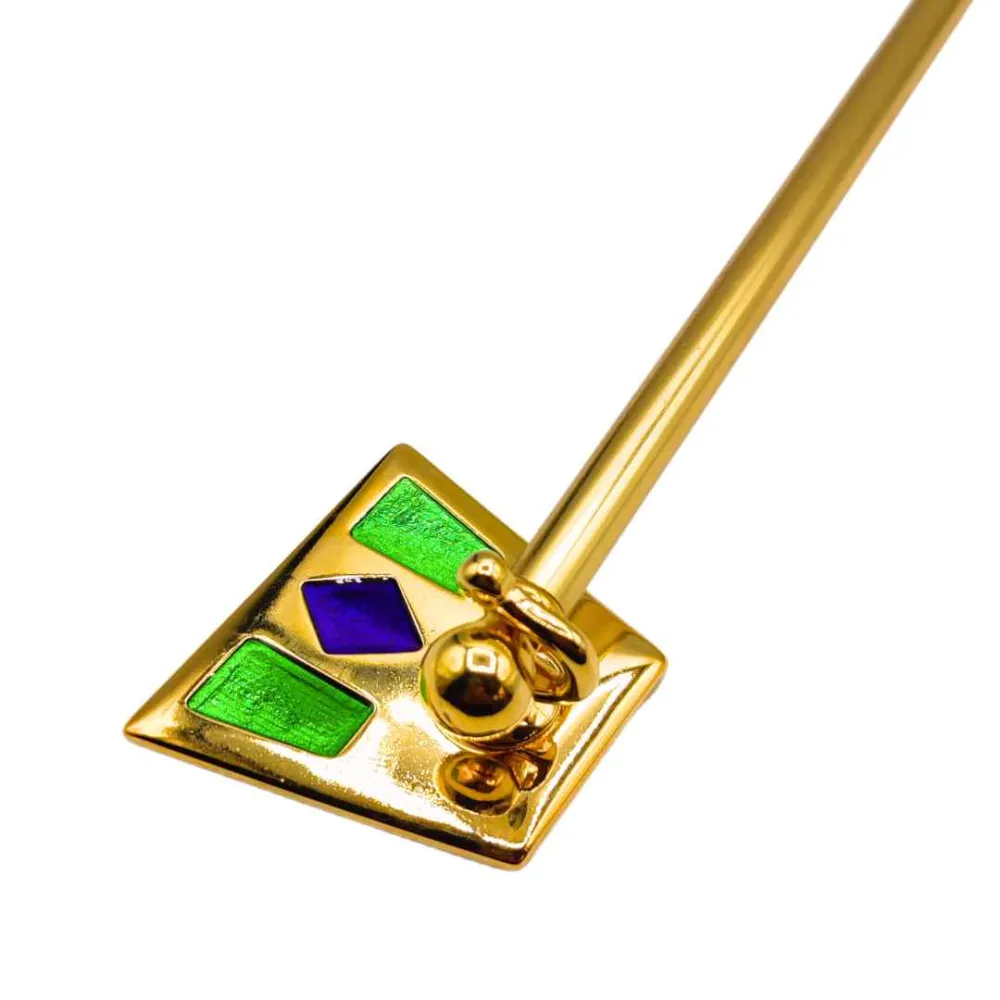 Ganci per Bastoni Tende Adesivi (confezione 2 pezzi) con Inserti di Fissaggio - Elegante con Decorazioni Finitura Lucida
