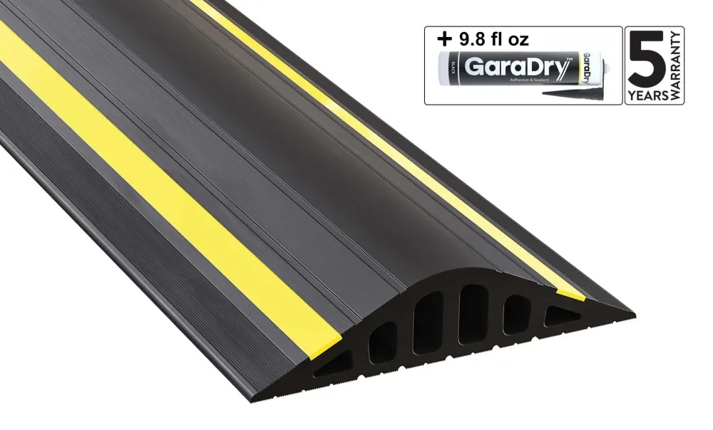 Guarnizione antiallagamento alta 4cm per la porta da garage
