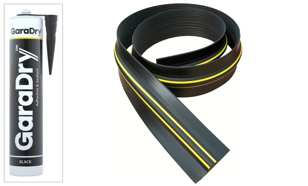 Soglia d'altezza 2cm per la porta garage