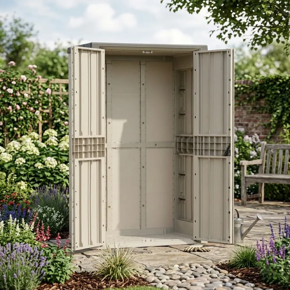 Casetta da Giardino Resina Garden Cottage High Stora Way 130x75x206 cm