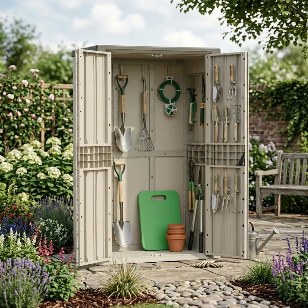 Casetta da Giardino Resina Garden Cottage High Stora Way 130x75x206 cm