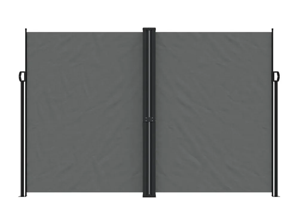 Gazebo Piegevole Tenda laterale retrattile antracite 220x600 cm