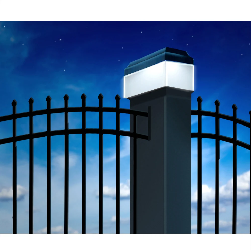 GreenBlue solar LED pole lamp, 60x40mm, envelope canopy, GB125 con Struttura Alluminio