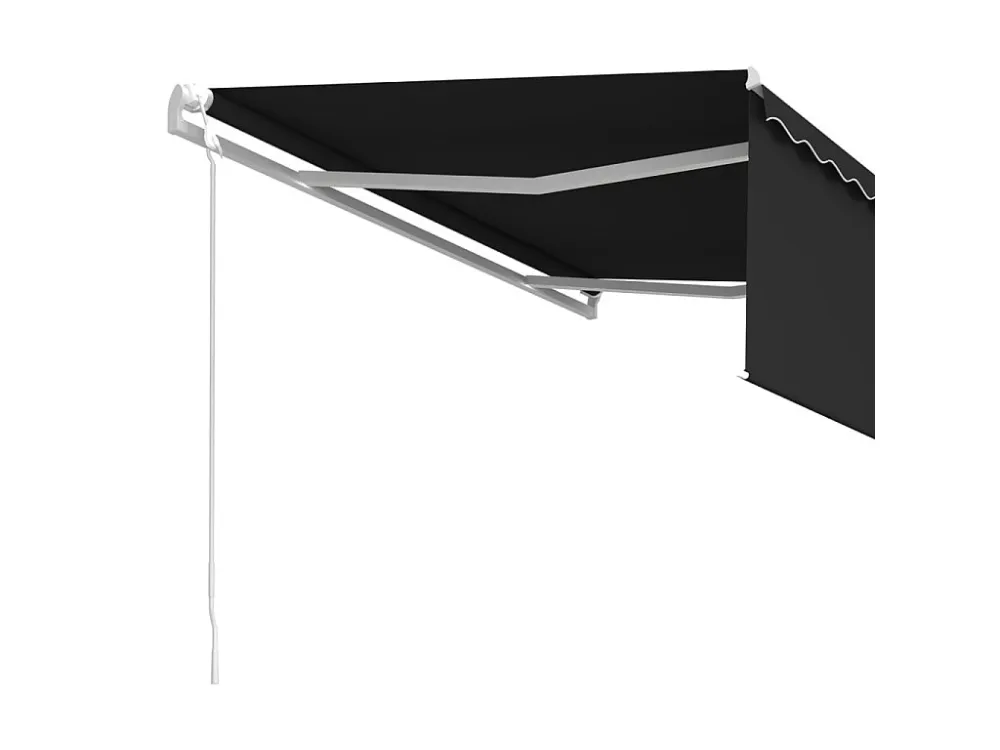 Premium Impermeabile Tendalino retrattile automatico con tendalino 4x3 Antracite
